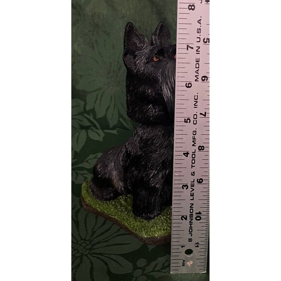 Scottie Dog Resin Nodder Figurine Scottish Terrier Dog Bobblehead - Picture 6 of 6